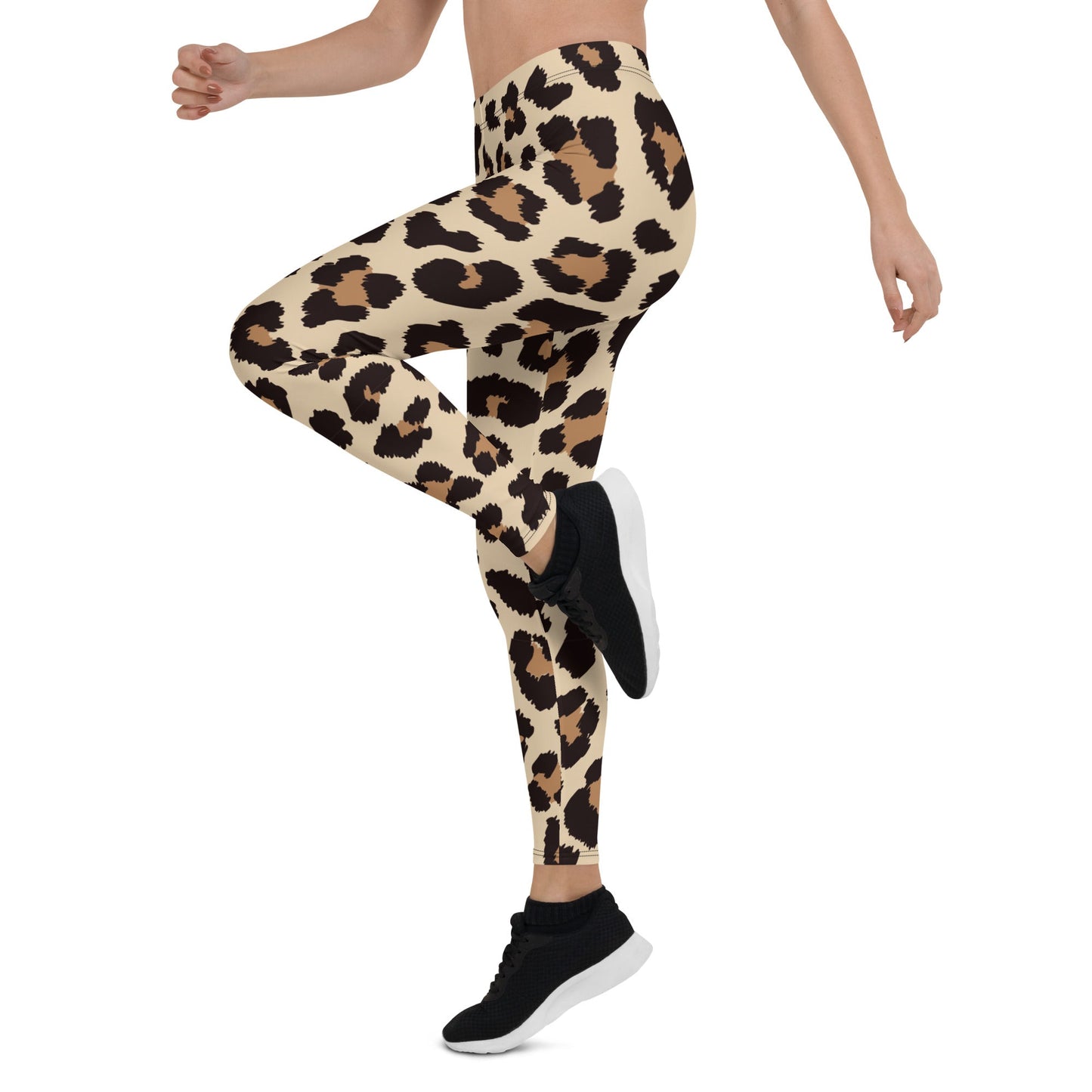 Leopar Chic Feline Women's Leggings - FLAKOUT