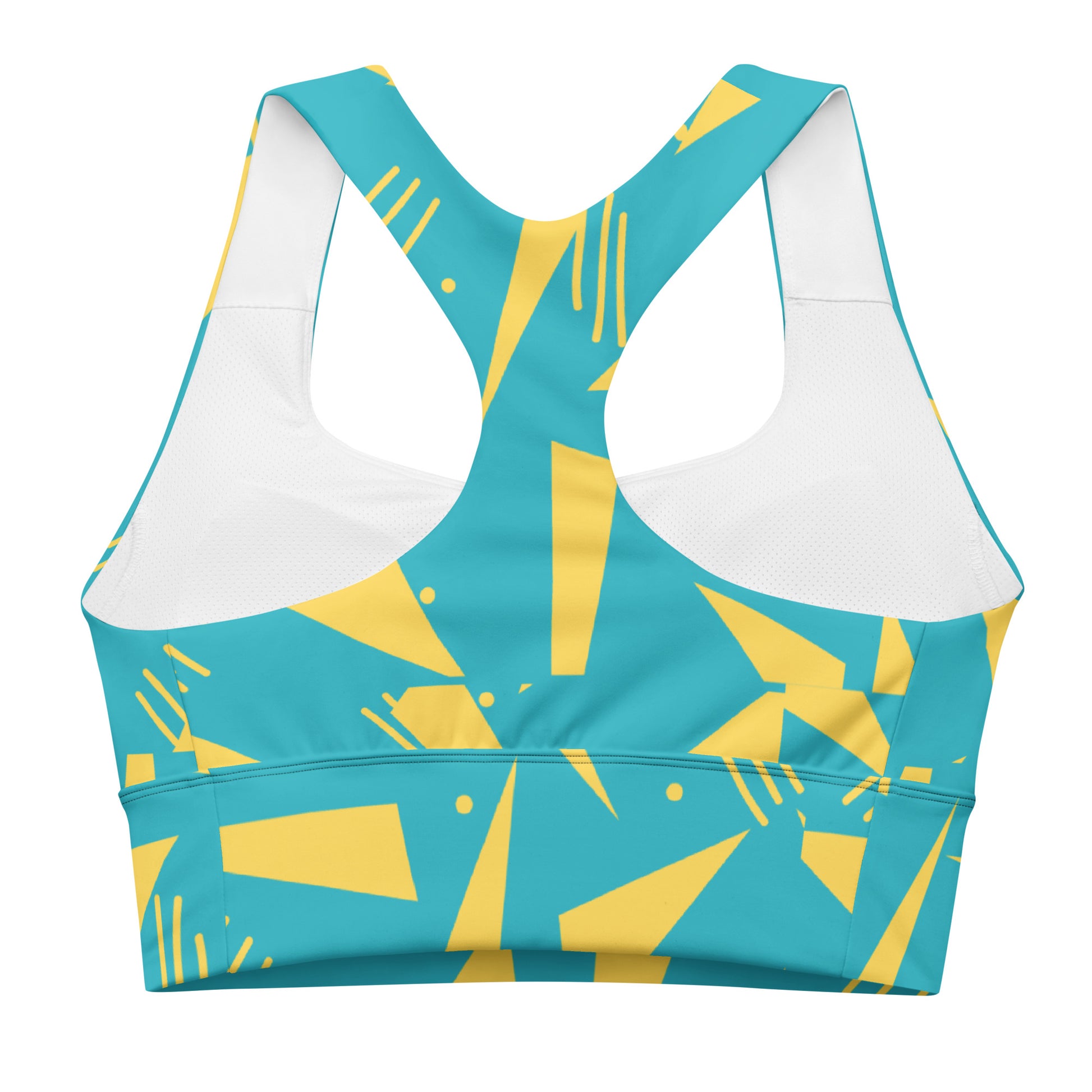 Women's Longline Sports Bra Triangles - FLAKOUT