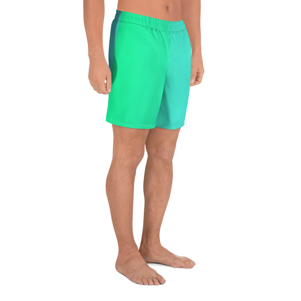 Breath Of Blue Men's Athletic Shorts - FLAKOUT